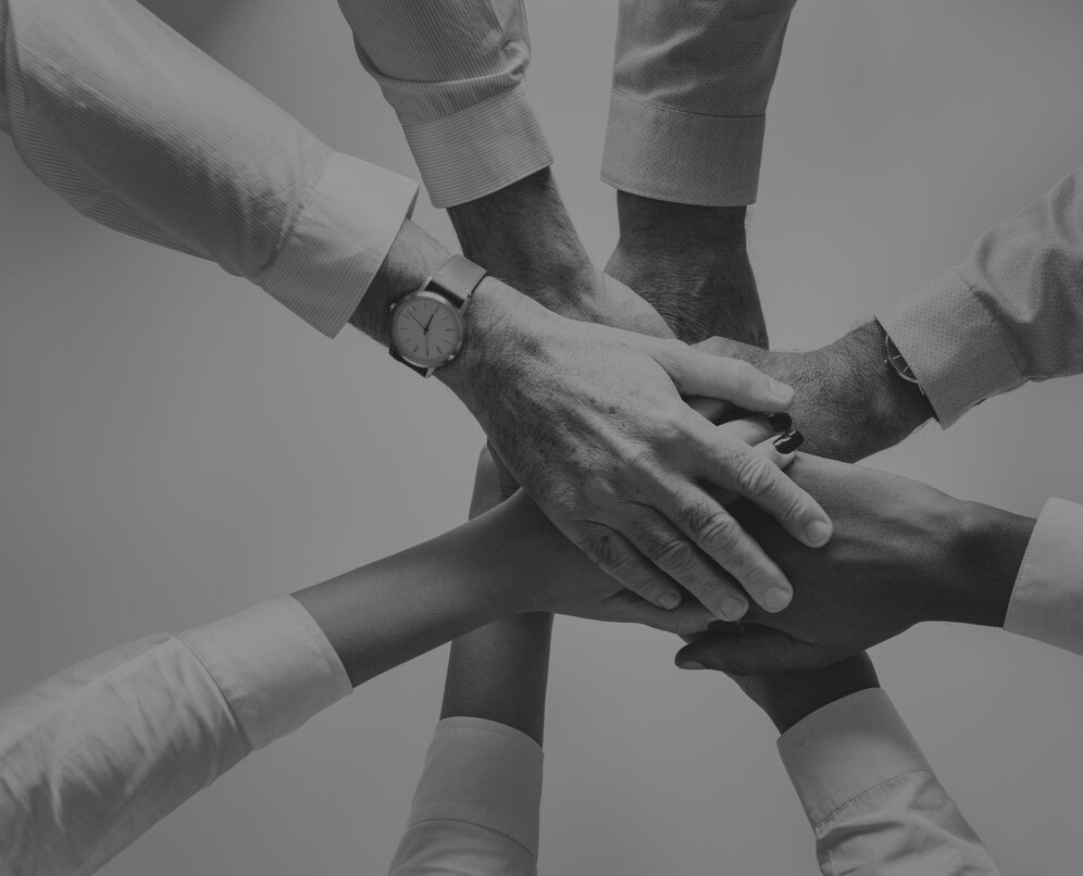 business hands joined together teamwork 53876 163991